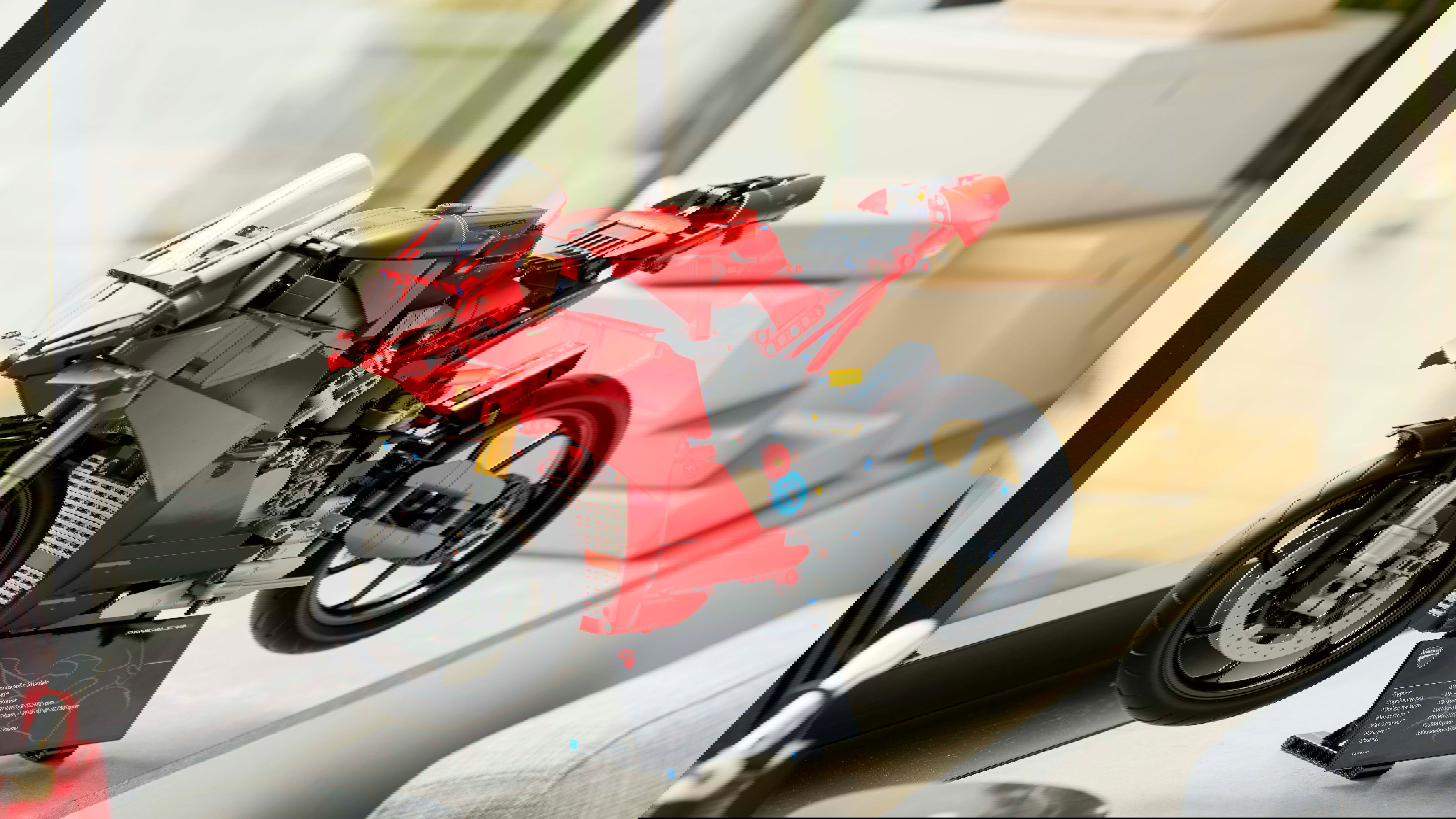 Ducati Panigale V4 S in Lego form